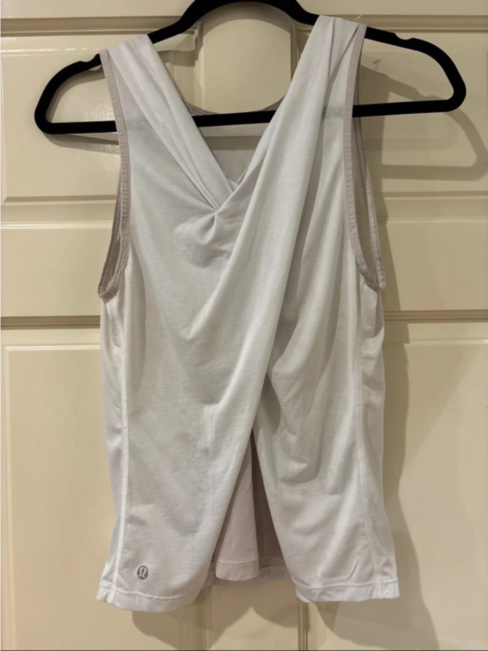 lululemon athletica White Twisted Back Tank Top
